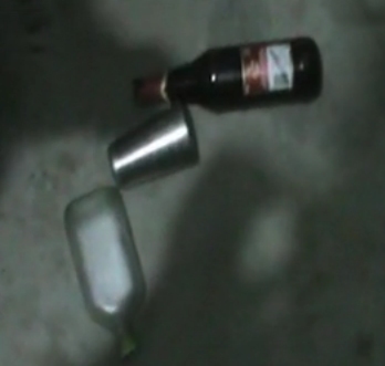 Bottles of Liquor discovered inside the dera complex