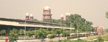 Radha-Swami Hradquarters in Beas, also built on encroached land