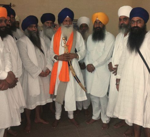 Sant-Samajis Rejoicing the installation of Giani Mal Singh