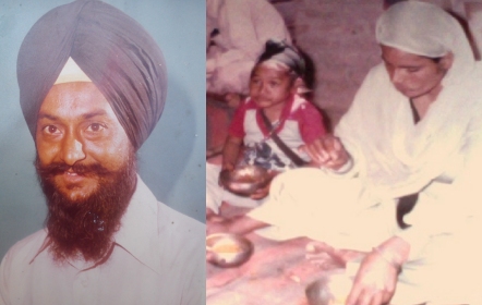 File Photo of Bhai Mohkam Singh and Shaheed Bibi Gurnaam Kaur