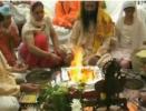 Daljit Nirmala Performing  Havan Ceremony