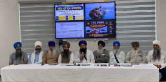 BC Sikh Sangat Calls for End to Overseas Commercial Shipment of Guru Granth Sahib Saroops BC Gurdwaras Council News Conference