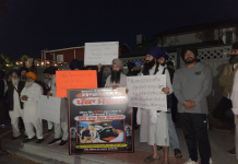 Protests Held at Gurdwara Singh Sabha Surrey for Attempting to Transport Saroops in Van Trunks